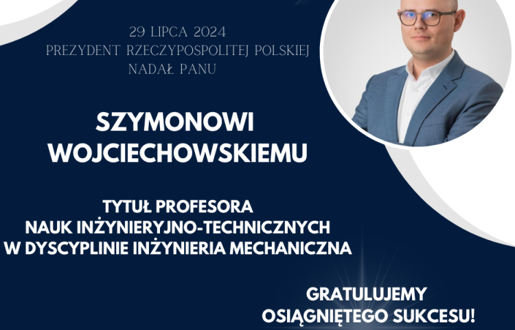 Prof. dr hab. inż. Szymon Wojciechowski