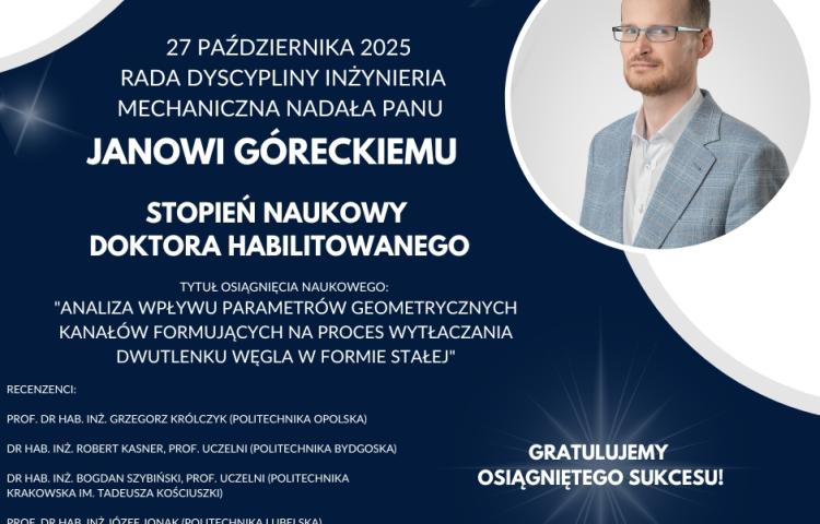 Dr inż. Jan Górecki