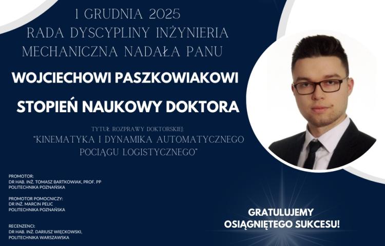 Dr inż. Wojciech Paszkowiak