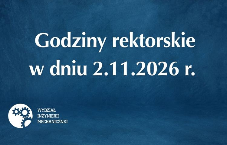Godziny rektorskie w dniu 2.11.2026 r.